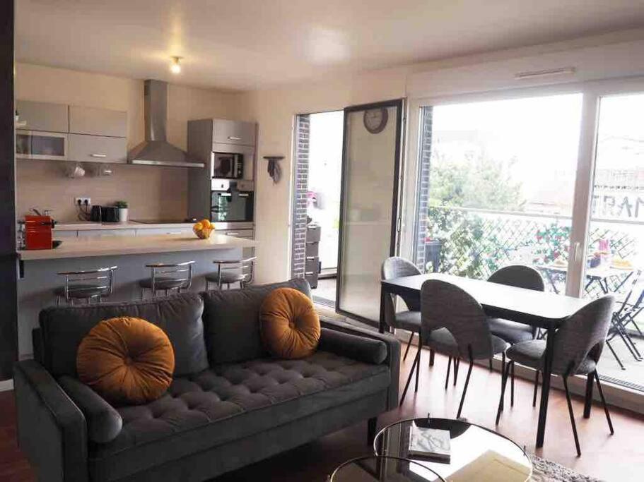 Appartement 80M2, Terrasse Sud, Metro 7 Direction Louvre A 8Minutes, Parking Sous-Sol, Proche Paris-Bercy Ivry-sur-Seine Exteriér fotografie
